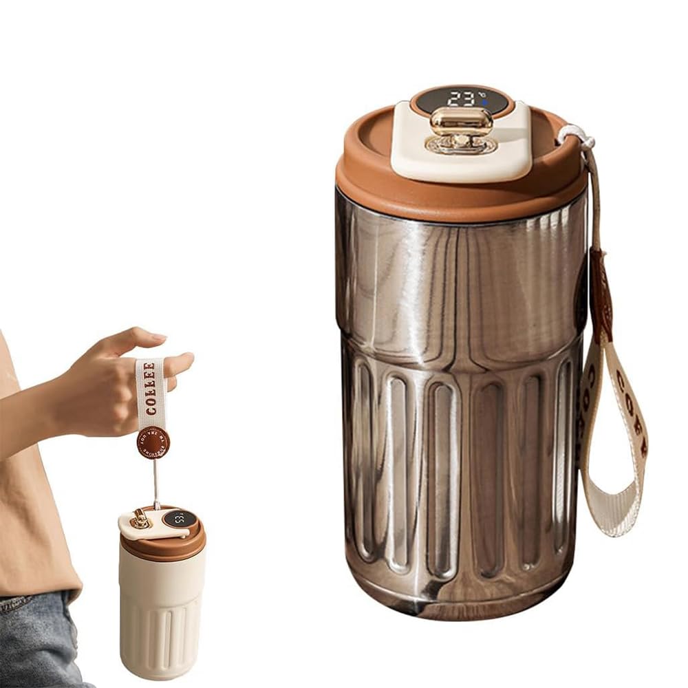 Leakproof Coffee Mug with Temperature Display