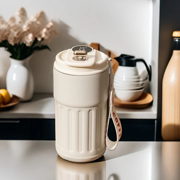 Leakproof Coffee Mug with Temperature Display