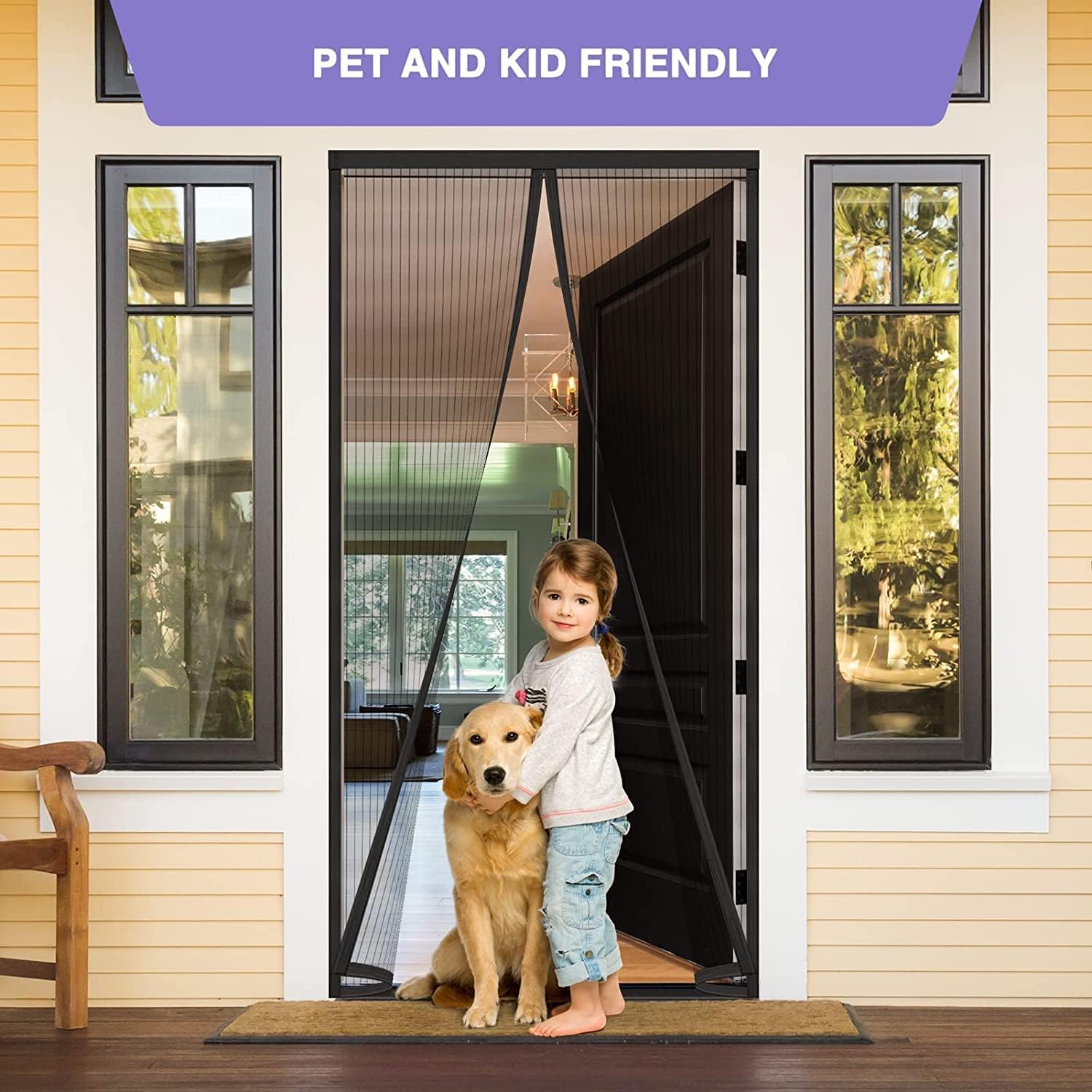 Magnetic Screen Door