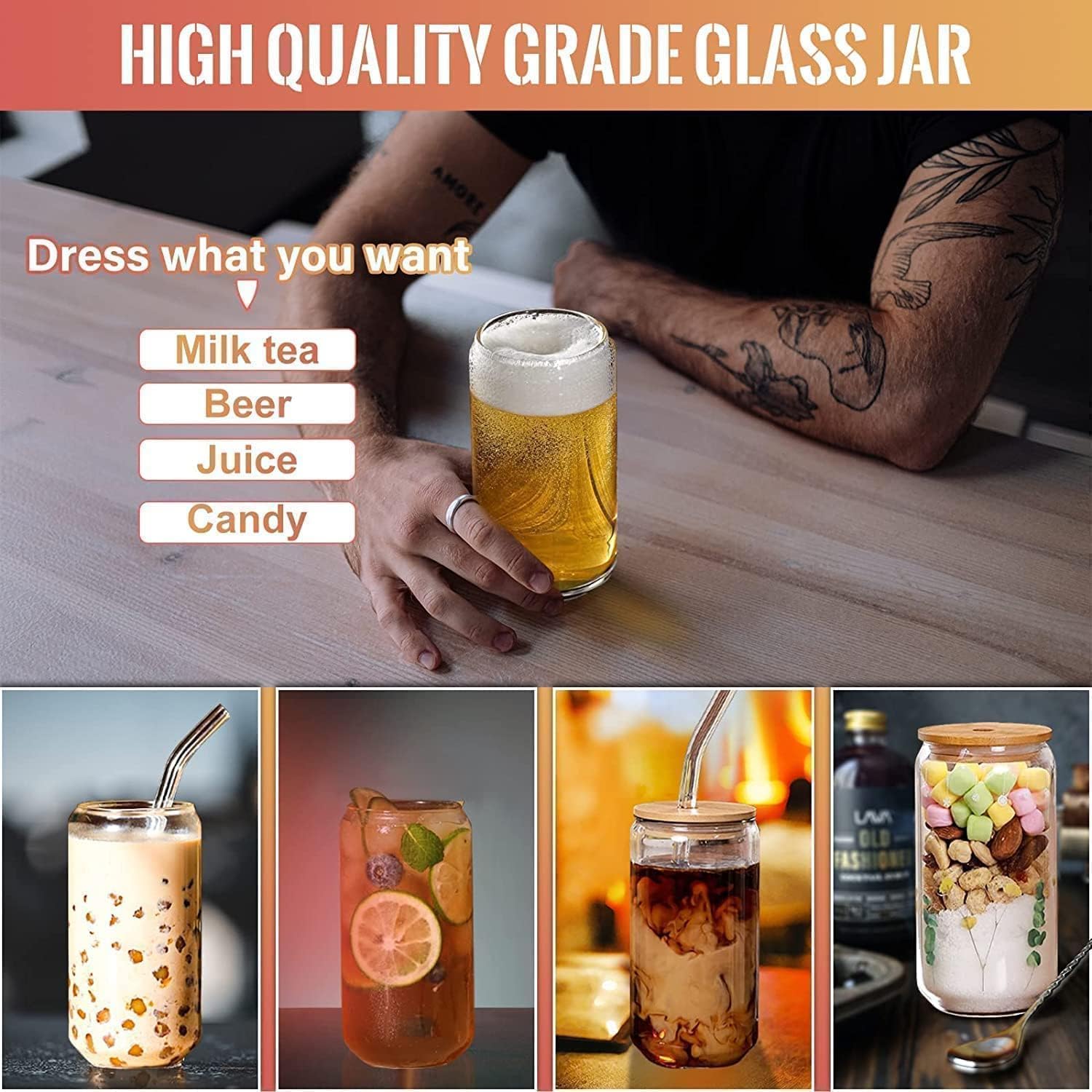Bamboo Glass Cup