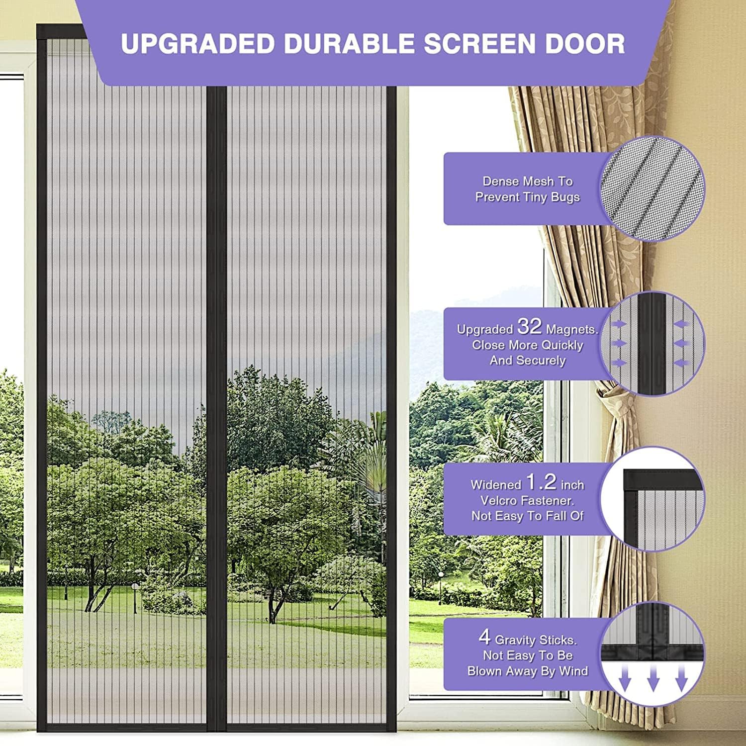 Magnetic Screen Door