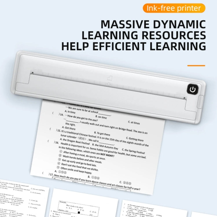 Wireless Thermal A4 Printer + 10 Thermal Papers