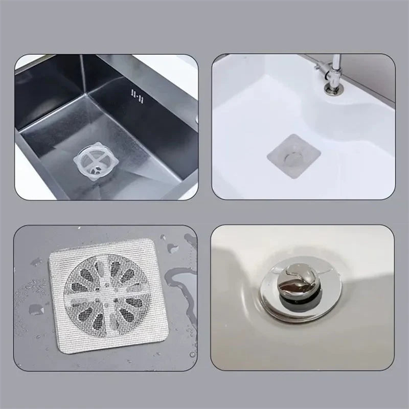 Drain Cover Sticker – Hair & Insect Resistant (10 PCs)