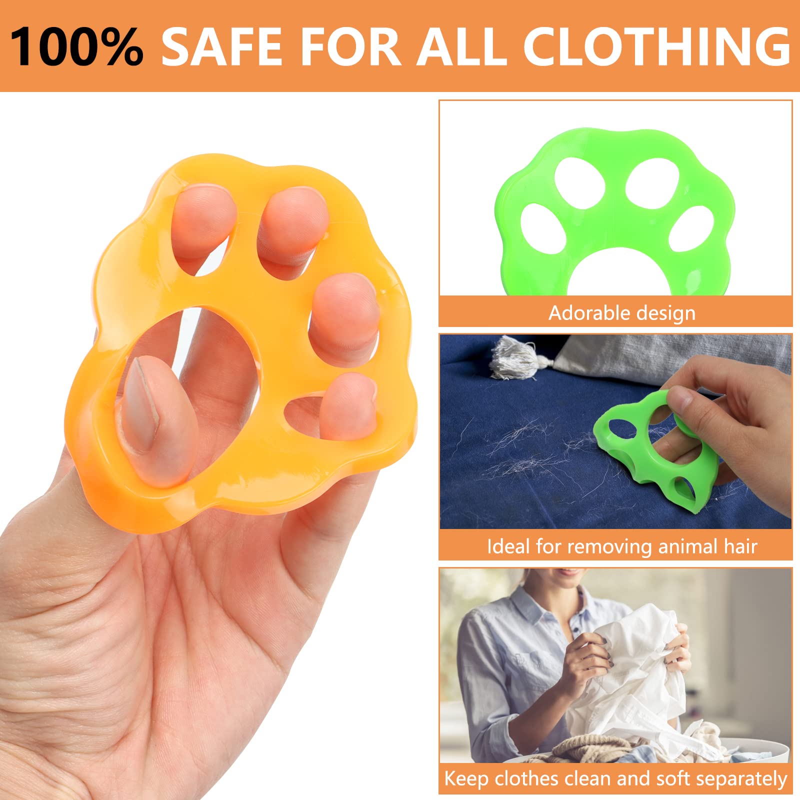 Pet Hair Remover Sponge (4 Pcs)