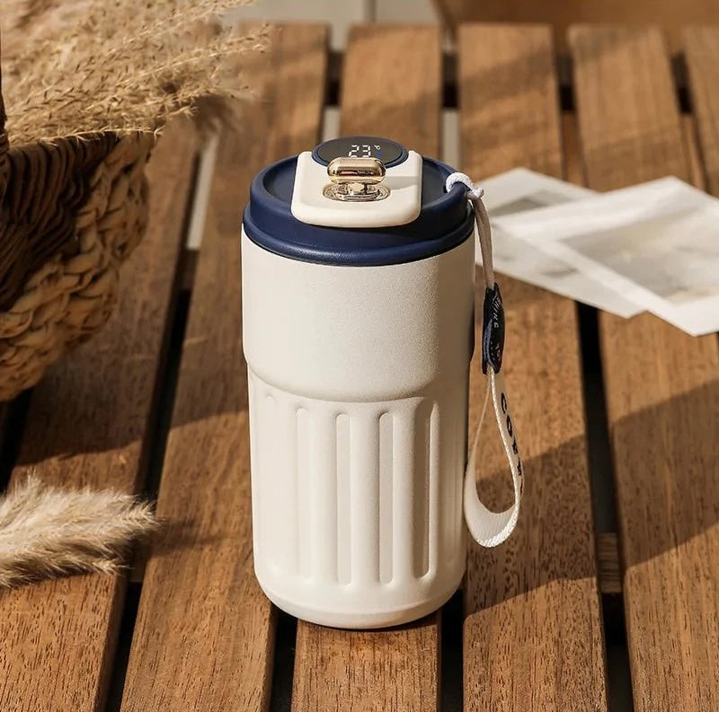 Leakproof Coffee Mug with Temperature Display