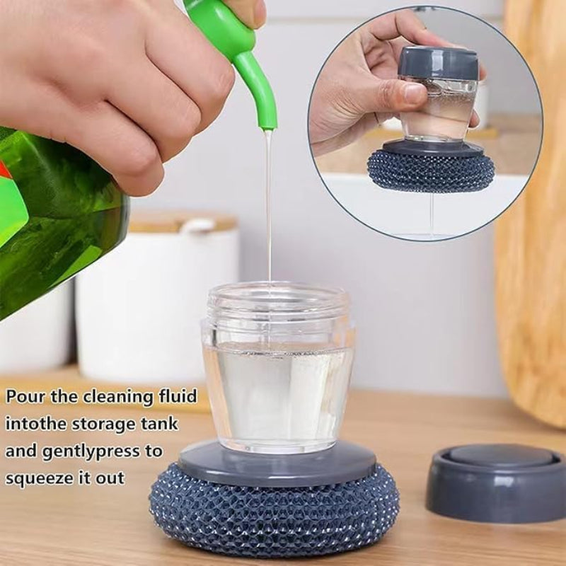 Soap Dispensing Palm Brush