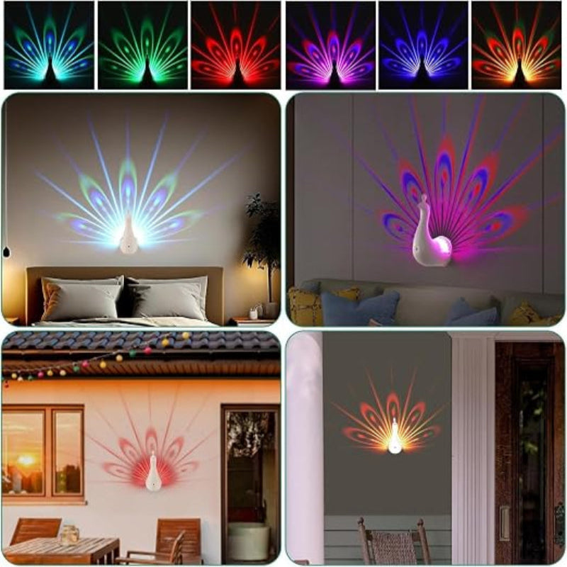 Peacock Wall Light