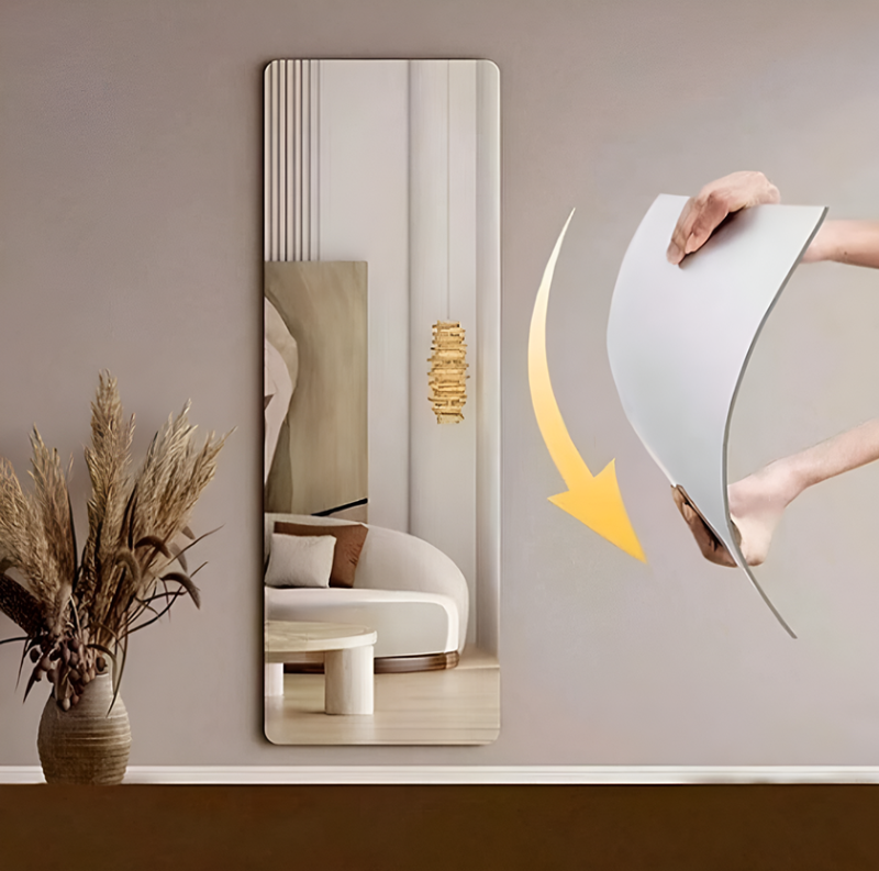 Wall Sticking Acrylic Mirror