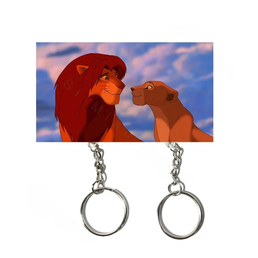 Lion King Couple Keychain