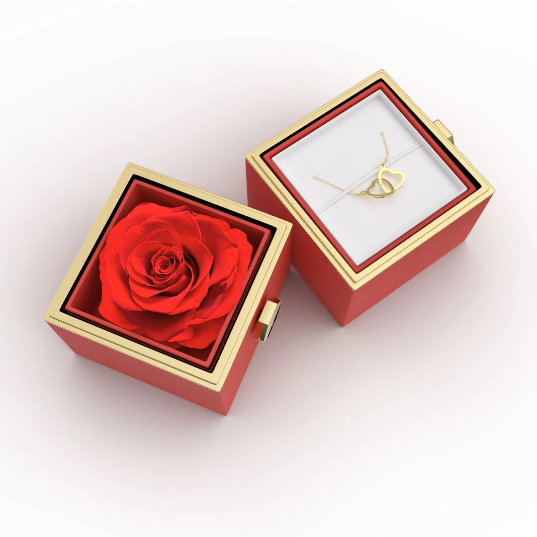 Eternal Rose & Necklace Box