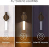 Motion Sensor Wooden Wall Lamp