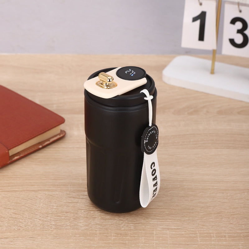 Leakproof Coffee Mug with Temperature Display