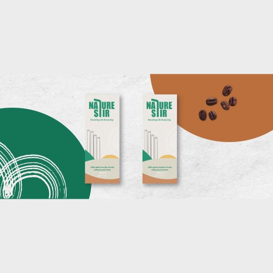 NatureStir Biodegradable Coffee Ground Straws
