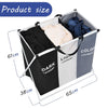 3 Section Foldable Laundry Organizer