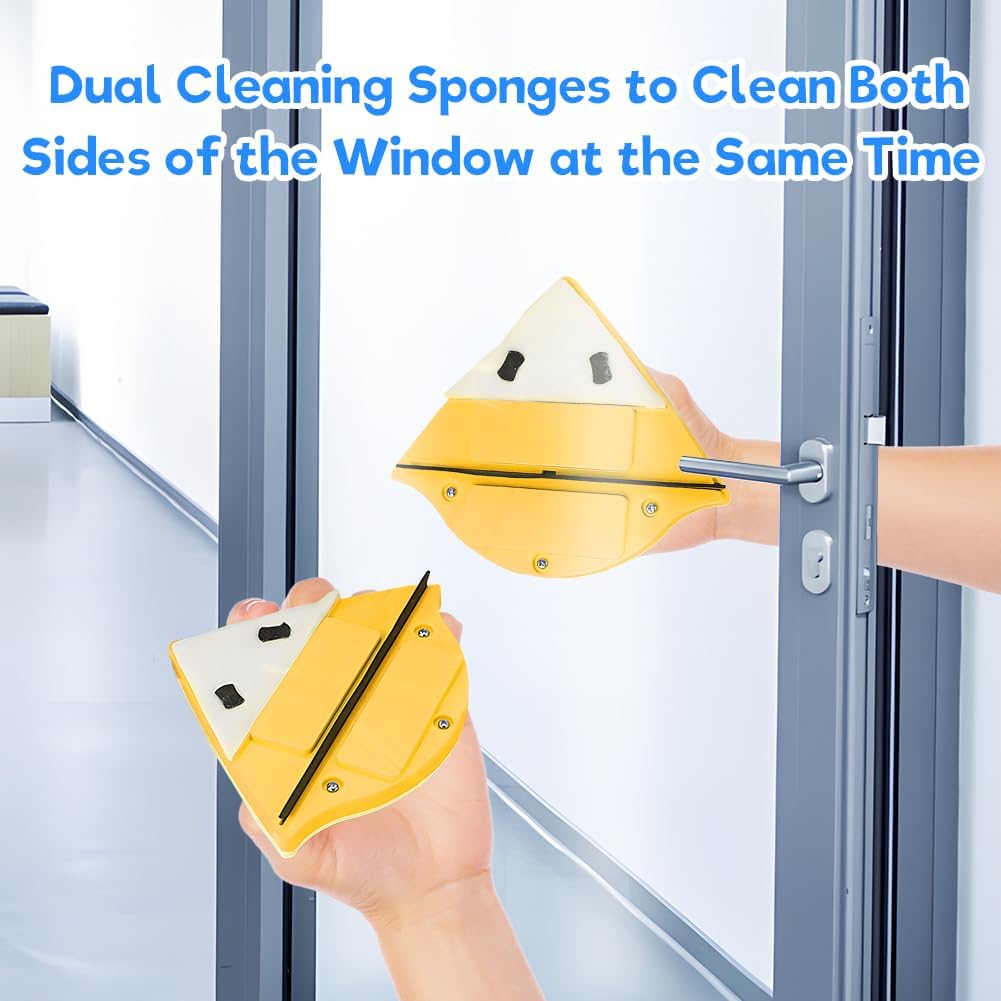 Double-Sided Magnetic Window Cleaner