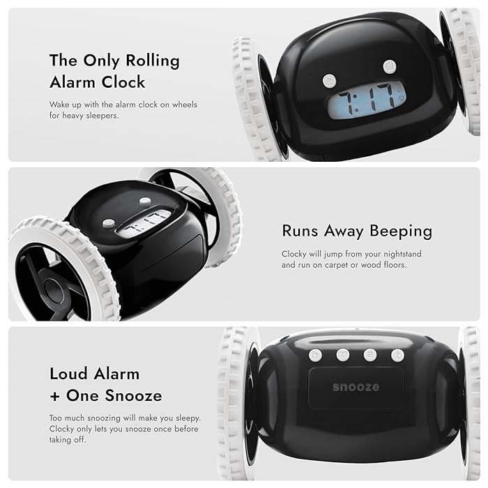 Clocky Robot Alarm