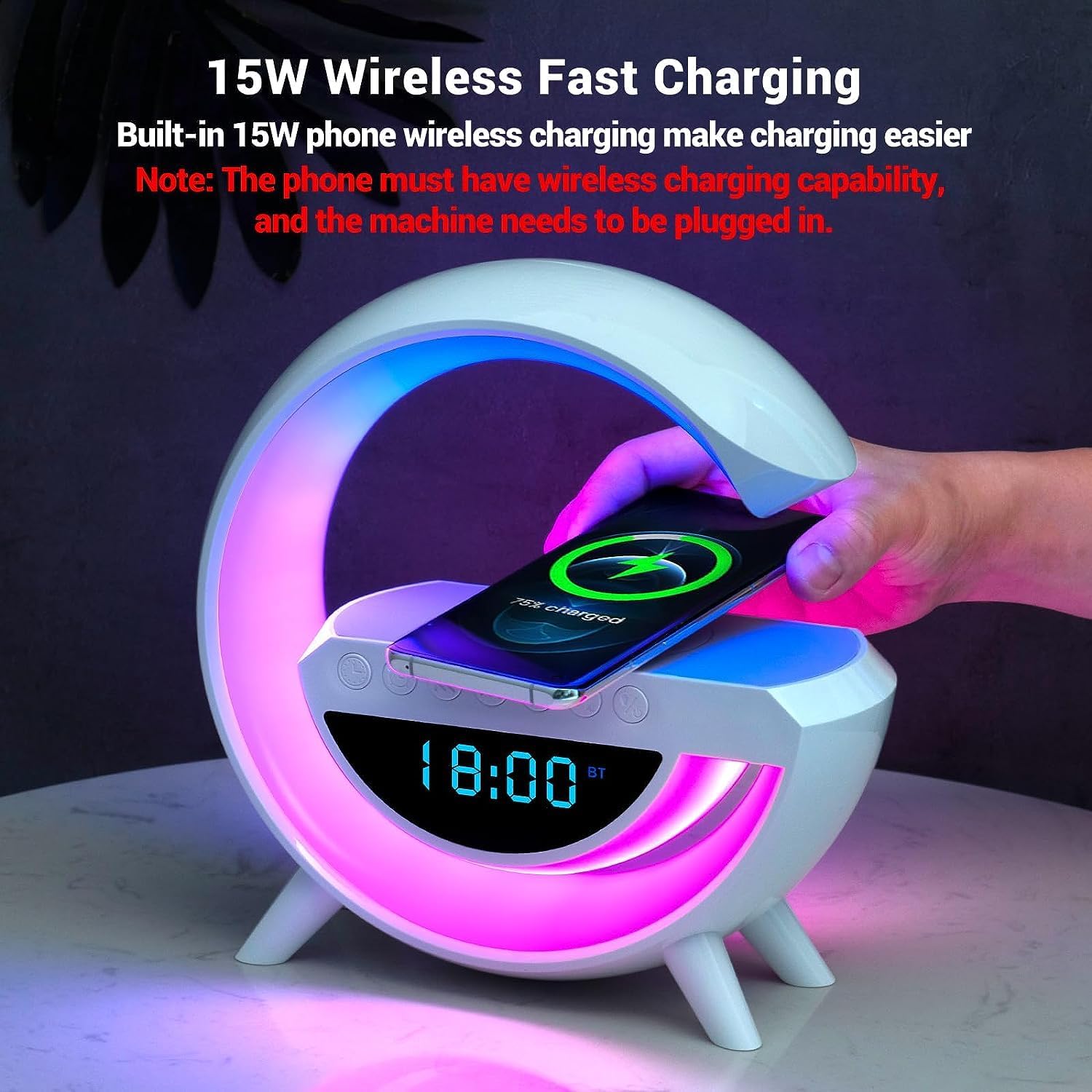 4 in 1 Wireless Charging Speaker