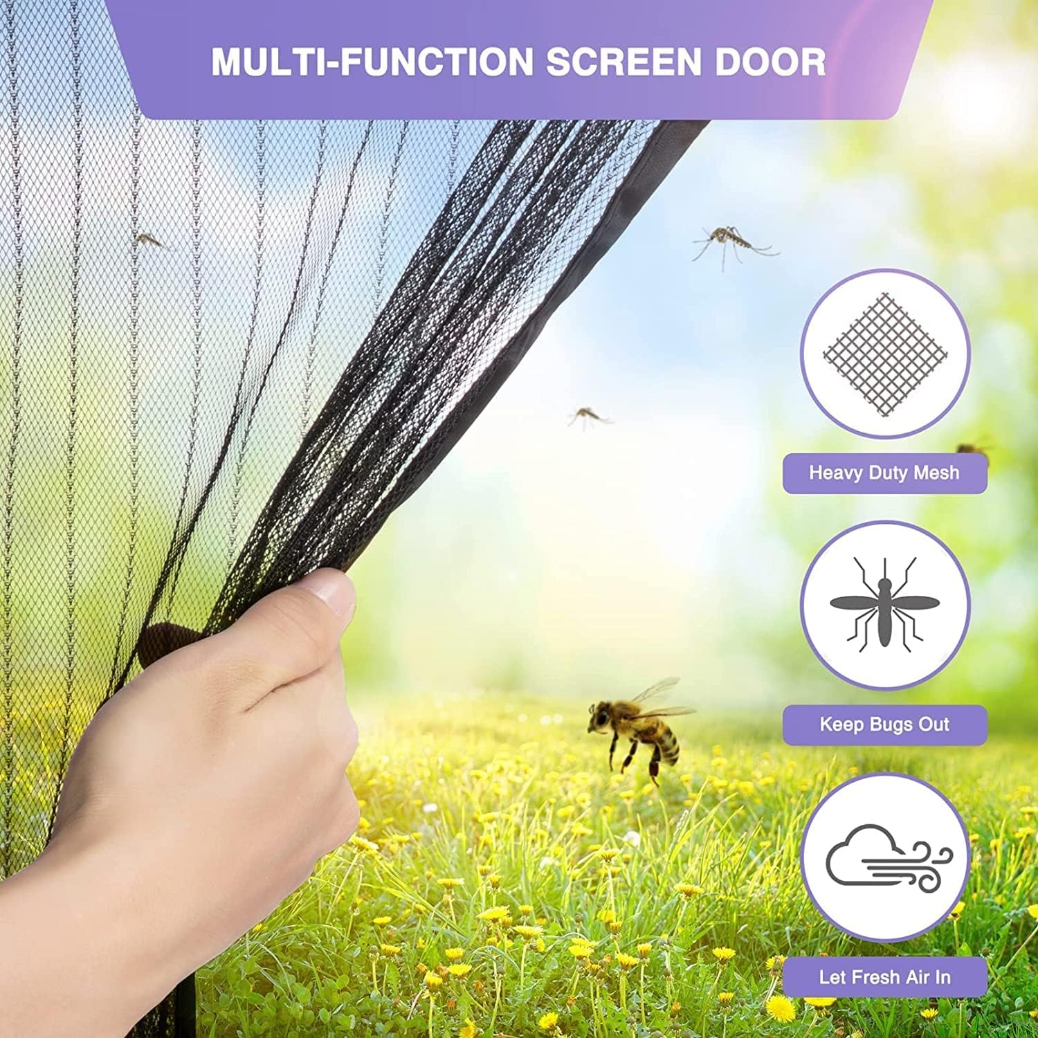 Magnetic Screen Door