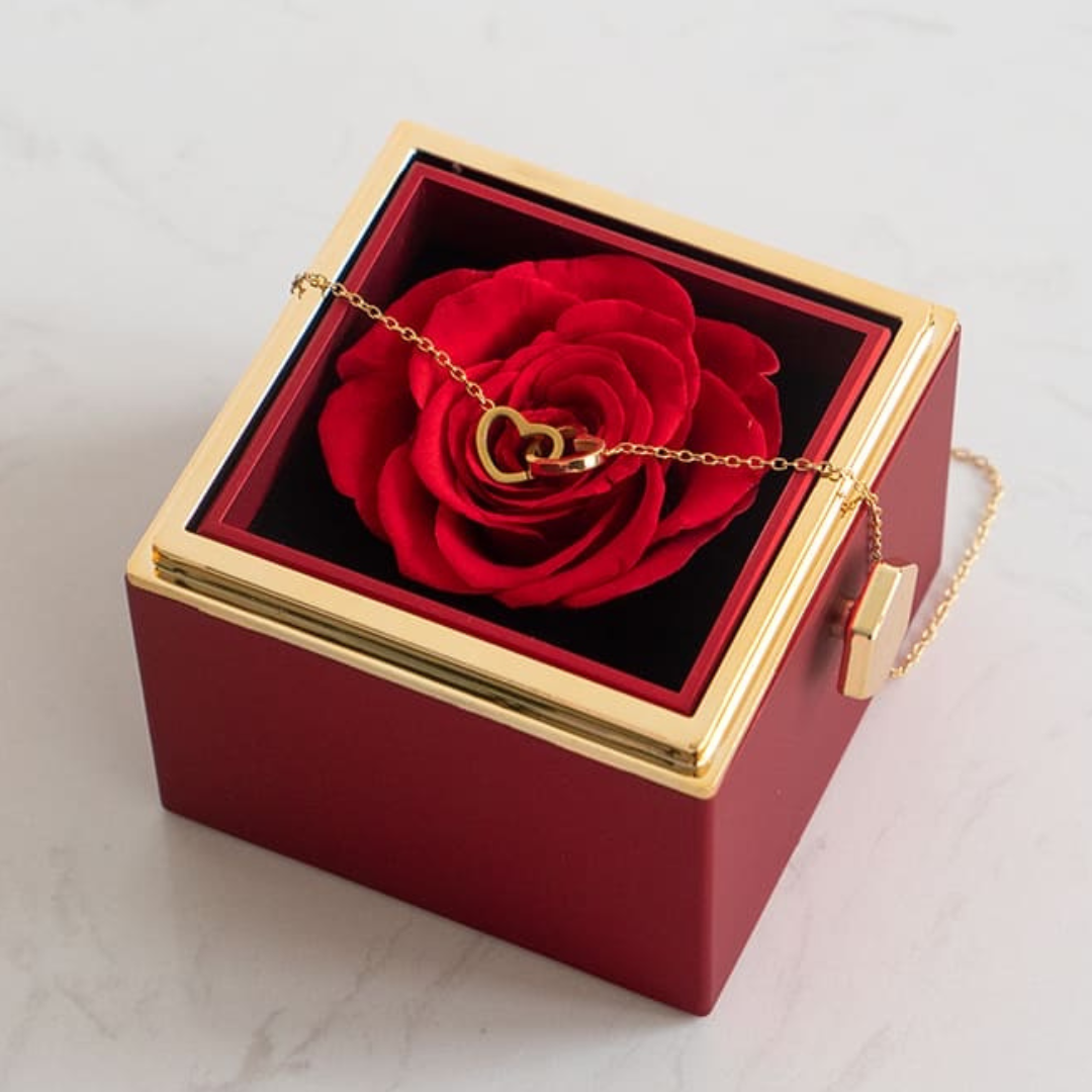 Eternal Rose & Necklace Box