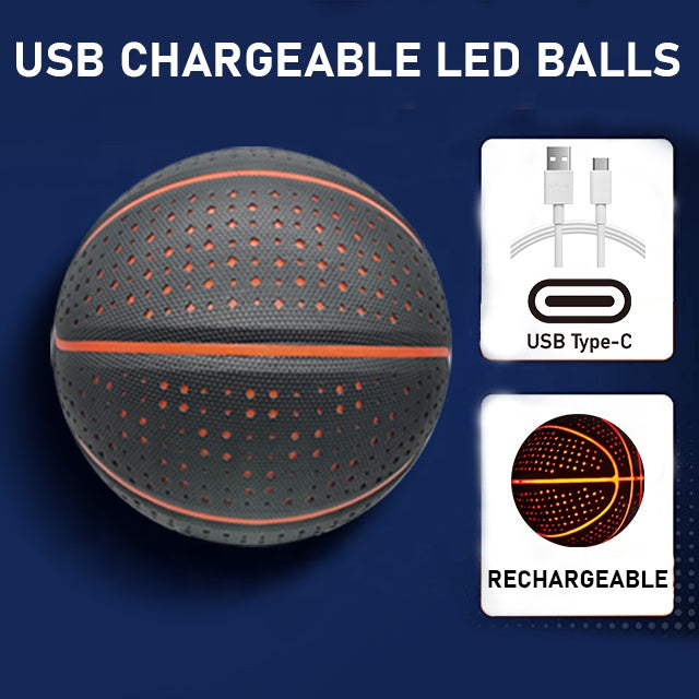 Glowing LED Basketball