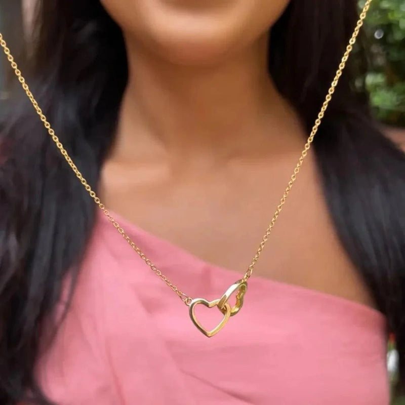 Double Heart Necklace