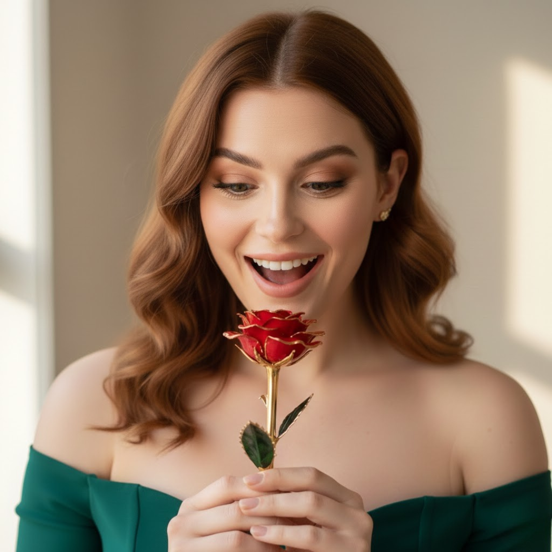 24k Gold Dipped Rose