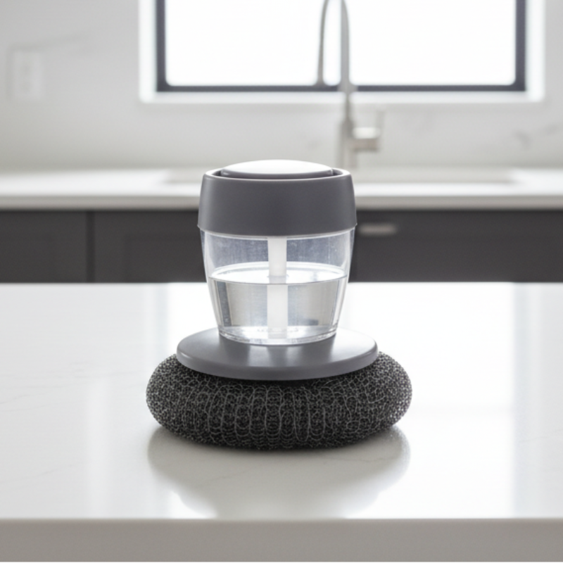 Soap Dispensing Palm Brush