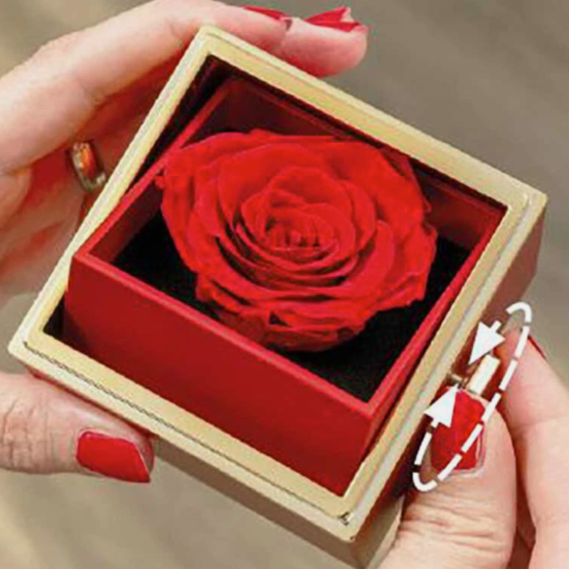 Eternal Rose Rotating Gift Box
