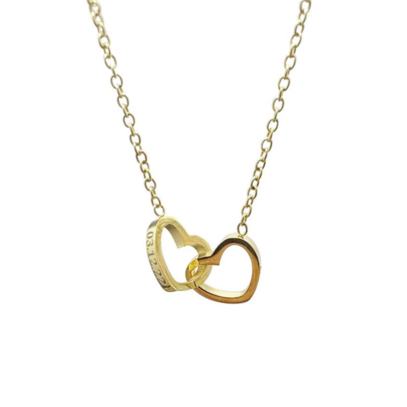 Double Heart Necklace