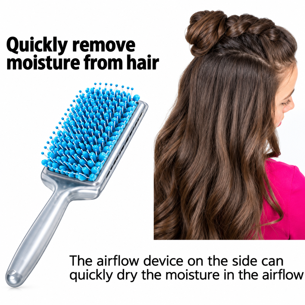 Quick-Dry Hair Brush