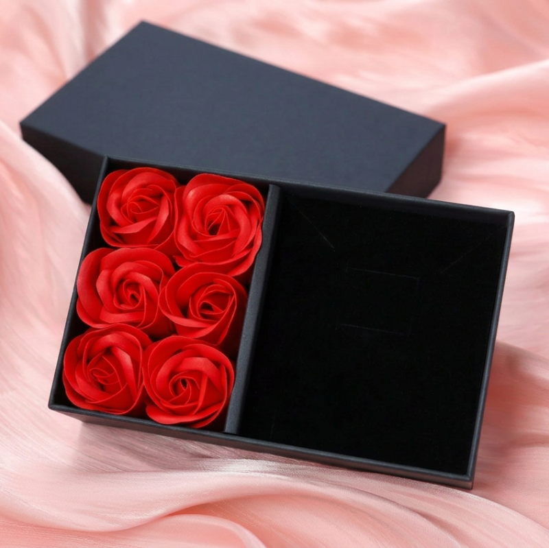Six Eternal Roses Jewelry Box