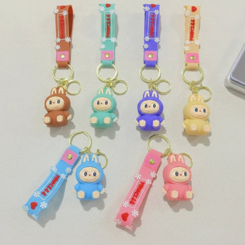 Labubu Princess Perch 3D Keychain