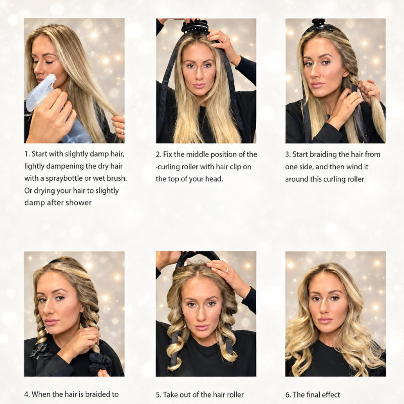 Heatless Silk Curler Set