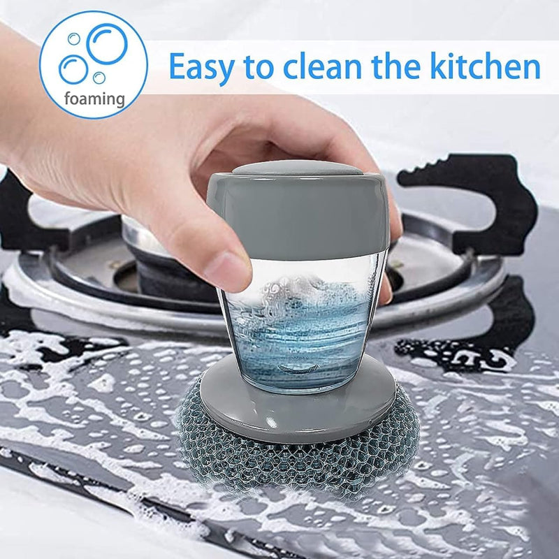 Soap Dispensing Palm Brush